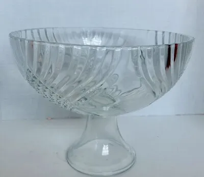 VTG “Enchantment” Pedestal Punch Bowl By Indiana Glass USA 8.25” X 10” • $17.50