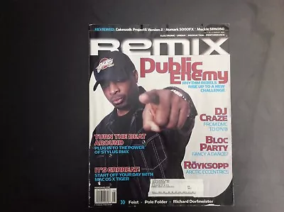 $9.75 • Buy Remix Magazine August 2005  Public Enemy  Royksopp Bloc Party Dj Craze Feist