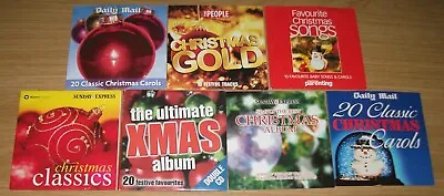 £3.99 • Buy 8 X CHRISTMAS CD'S - SUNDAY EXPRESS / DAILY MAIL / SUNDAY MIRROR ETC PROMO CDS