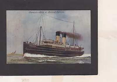  Copenhagen  GER Great Eastern Railways Steamship Artist Advert Postcard • £10