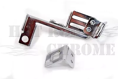 Chrome Adjustable Throttle Cable Bracket Holley Carburetors Auto Transmission • $11.95