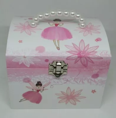 Girls Musical Jewellery Box Fairy & Wand With Pearl Handle Birthday Gift Present • $49.99