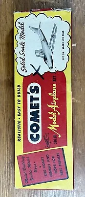 Vintage 1950s Comet’s SABRE JET F86E S8 Airplane Balsa Wood Model Kit NEW Unused • $44.99