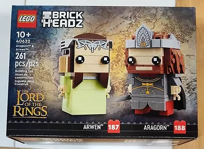 LEGO BrickHeadz Aragorn And Arwen NEW-SEALED Lord Of The Rings FREE U.S. SHIP • $27