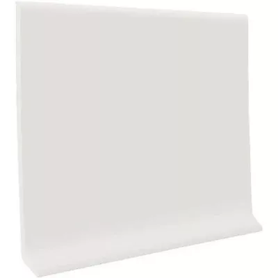 Roppe Self-Stick Vinyl Wall Base 4” X 20’ Snow (White) HC40C54S161-028 • $21.99