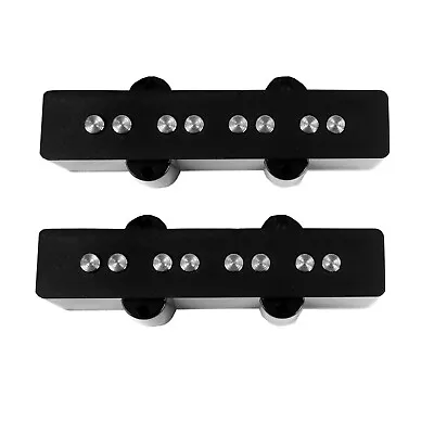 Pickup J Bass 4 String Black Vintage 6K Set Of 2 Open Pole 211082JBK • $25.51