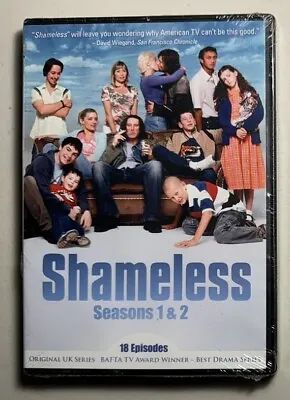 SHAMELESS UK - Complete Seasons 1 & 2 (All 18 Episodes) 4-Disc Set NEW! SEALED! • $9.95