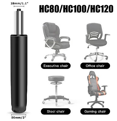 Gas Lift Strut Office Chair Desk Chrome Pneumatic Cylinder Kits Replacement • $25.99