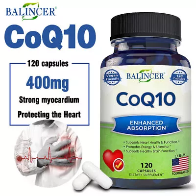 Balincer Co Q-10 400 Mg - 30 To 120 Rapid Release Capsules • $7.91