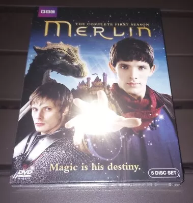 New & Sealed BBC Merlin The Complete First Season DVD 5-Disc Set • $24.95