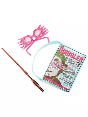 Luna Lovegood Accessory Set Official Harry Potter Quibbler Bag Wand Spectrespecs • $34.85