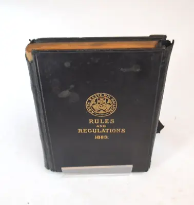 Railway Rule Book North Eastern Railway 1889 • £100