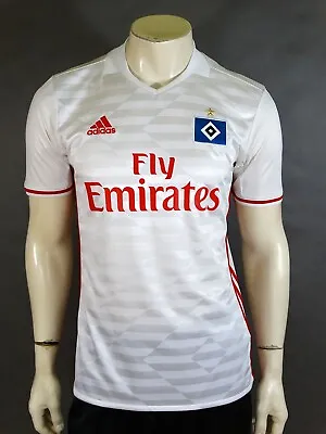 Hamburg Home Football Shirt Jersey Trikot 2016 - 2017 Adidas M • £47.99