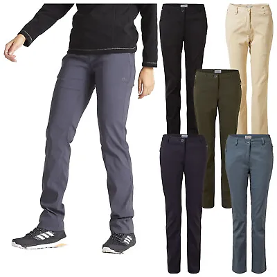 2024 Craghoppers Ladies Kiwi Pro II Trousers Walking Hiking Stretch SmartDry Eco • £37.95