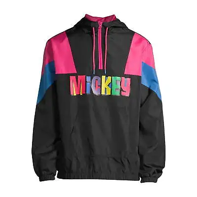 Disney Mickey Mouse Hooded Windbraker Jacket Adults Unisex Sz S - 3xl • $19.99