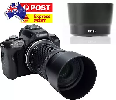 ET-63 Bayonet Lens Hood Shade For Canon EF-S 55-250mm F/4-5.6 IS STM • $7.49