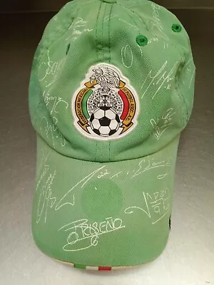 Mexico Soccer Hat Futbol Blue Ball Cap Youth Size FC Eagle Federacion Mexicana • $18.88