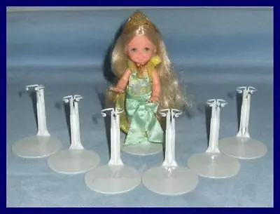 6 White KAISER Doll Stands For Barbie's Sister KELLY Kids Club • $16.99