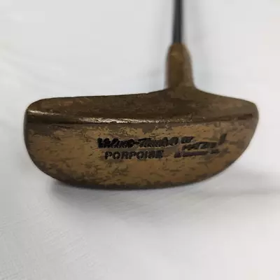 Matzie Velvet Touch Porpoise Putter RH Stiff Flex Steel Shaft 35.5  Vintage VTG • $23