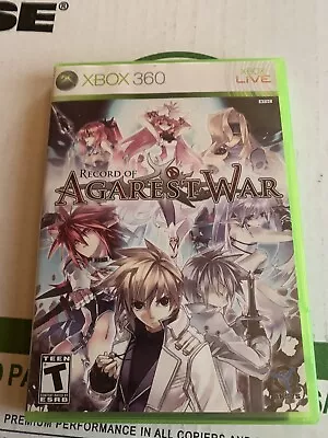 $16 • Buy Record Of Agarest War (Microsoft Xbox 360, 2010) Complete W/Manual Tested Clean