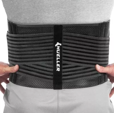 Mueller Back And Abdominal Support Brace Black - Aprox 68' Long • $17