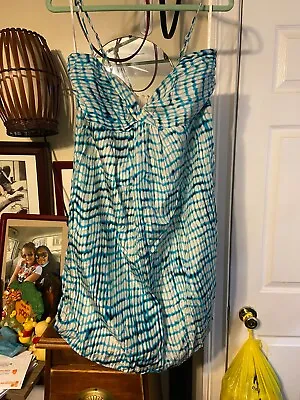 Ann Taylor Japanese Inspired Habotai Silk Dress Size 14 Length 26” • $38