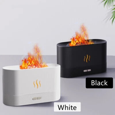 $29.99 • Buy Oil Diffuser USB Ultrasonic Aroma Air Humidifier Flame Light Purifier Essential