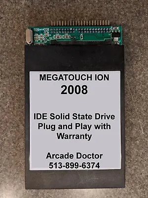 Megatouch ION 2008 IDE SSD Solid State Hard Drive Replacement - Merit Evo Aurora • $64.99