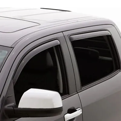 For 2014-2018 Chevy Silverado + Gmc Sierra Double Cab Window Visor Rain Guards • $36.99