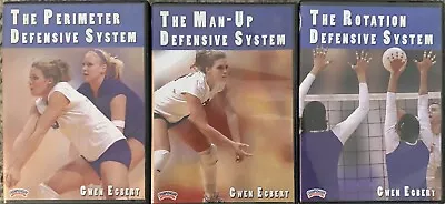 3 Gwen Egbert Defensive Volleyball Systems DVD’s • $60