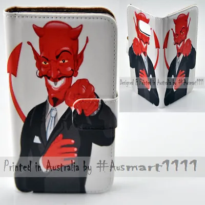 $13.98 • Buy For OPPO Series - Mr Devil Vector Theme Print Wallet Mobile Phone Case Cover