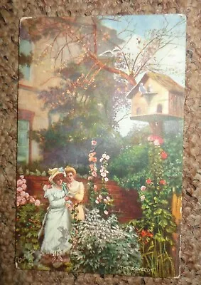 OIilette Postcard Tuck's Post Card THE DOVECOT ALL IN A GARDEN YEAR C2 • £2