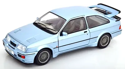 Ford Sierra Rs Cosworth Rs500 Met-blue 1:18 Scale Diecast Model Lovely Classic • £62.99