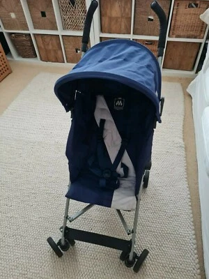 £85 • Buy Maclaren Triumph Single Pushshair Stroller Pram Navy