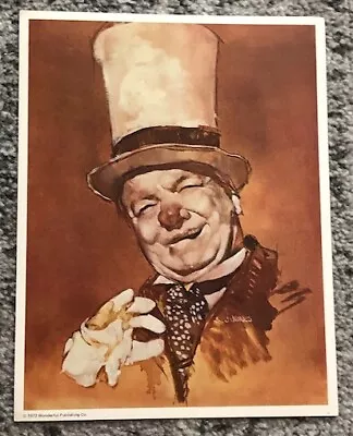 WC Fields Picture By Jeffrey Catherine Jones 1972 Vintage Original Comic NOS • $23.65