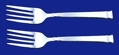 Heritage Mint Ltd. BENTLEY Glossy Stainless Flatware -- Set Of 2 Salad Forks • $12.99