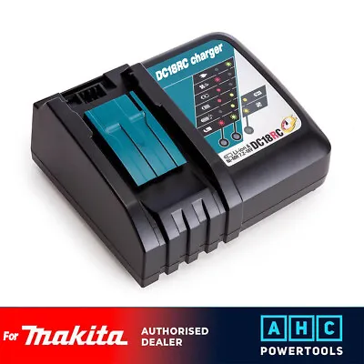 For Makita DC18RC Li-ion 7.2V - 18V Fast Battery Charger 240V BL1860B UK Stock • £18.89