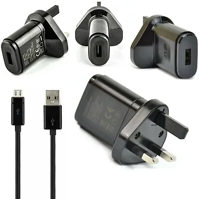Genuine Lg Mains Wall Charger Plug & Micro Usb Cable For G4 Stylus K8 K10 K7 K5 • £2.25