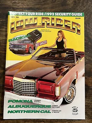 Vintage Lowrider Car Magazine September 1993 Mini Truck Chicano Gangster Aztlan • $20