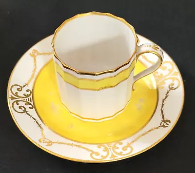 18th C Antique Royal Crown Derby Tea Coffee Cup Sampson Hancock Saucer Marriage • £178.38