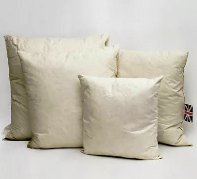 £7.99 • Buy Cushion Inners Inserts Pads Scatters Fillers Hollowfibre,Duck Feather,Microfibre