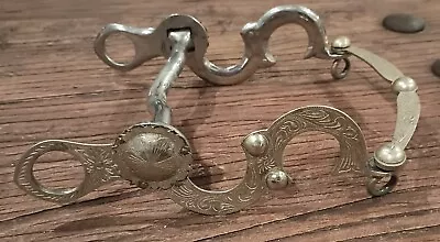 Silver Western Vintage Show Bit Marked Mexico • $350