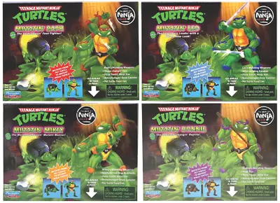 Teenage Mutant Ninja Turtles Mutatin' Leo Raph Mikey Or Donnie Action Figures • $22.99