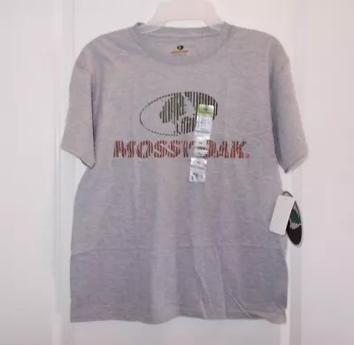 Mossy Oak Boy's Youth Size Large 12/14 Grey T-Shirt • $9.74