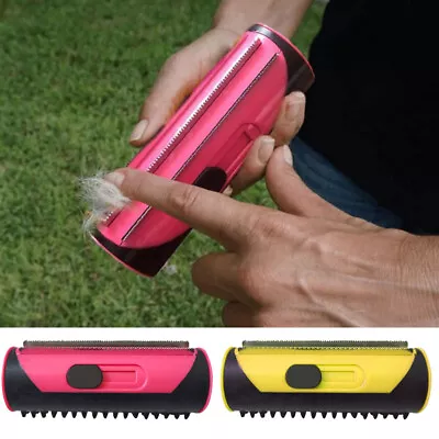 Pet Rolling Comb Smooth Groomer Dog Hair Comb Lint Roller Puppy Cleaning Cats • $18.69