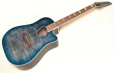 Ibanez ALT30FM Acoustic-Electric Guitar Blue Doom Burst Finish - Pro Setup • $369.99