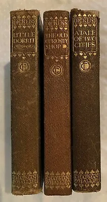 £22 • Buy Charles Dickens: 1st Issue Editions 1907 (3 Titles) Chapman & Hall, Popular Edn.