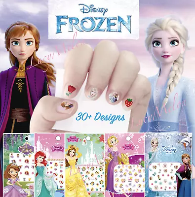 $7 • Buy Elsa Nail Stickers Kids Frozen Minnie Pony Peppa Princess Nail Art Girls Barbie