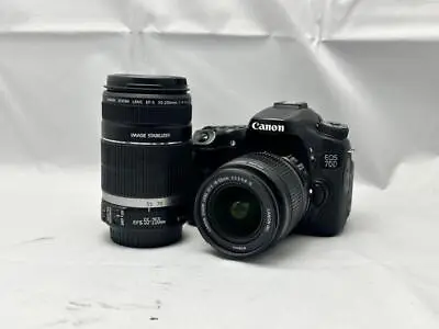 Canon EOS 70D W Lens Set Introductory Model That Connects To Smartphone • $1278.56