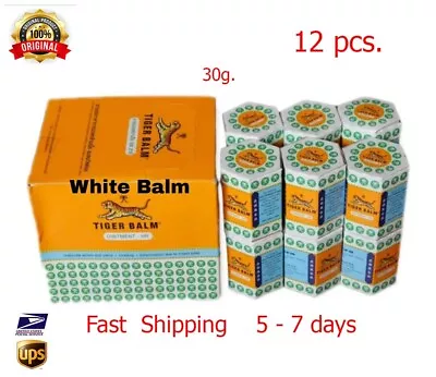 12x30g.White Tiger Balm Ointment Aroma Relaxing Thai Herbal Massage Balm • $69